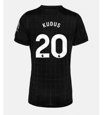 Tottenham Hotspur Mohammed Kudus #20 Replika Bortatröja Damer 2025-26 Kortärmad
